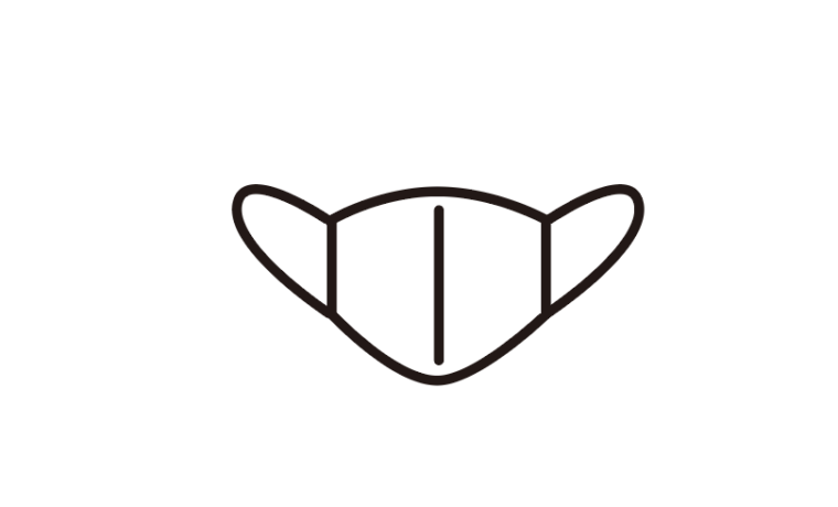 マスク線画 縦ライン Mask Icon 素材集 アイコン素材 フリー素材 ブログ